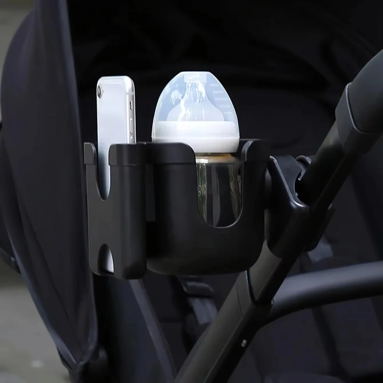 Stroller Phone and Cup Holder