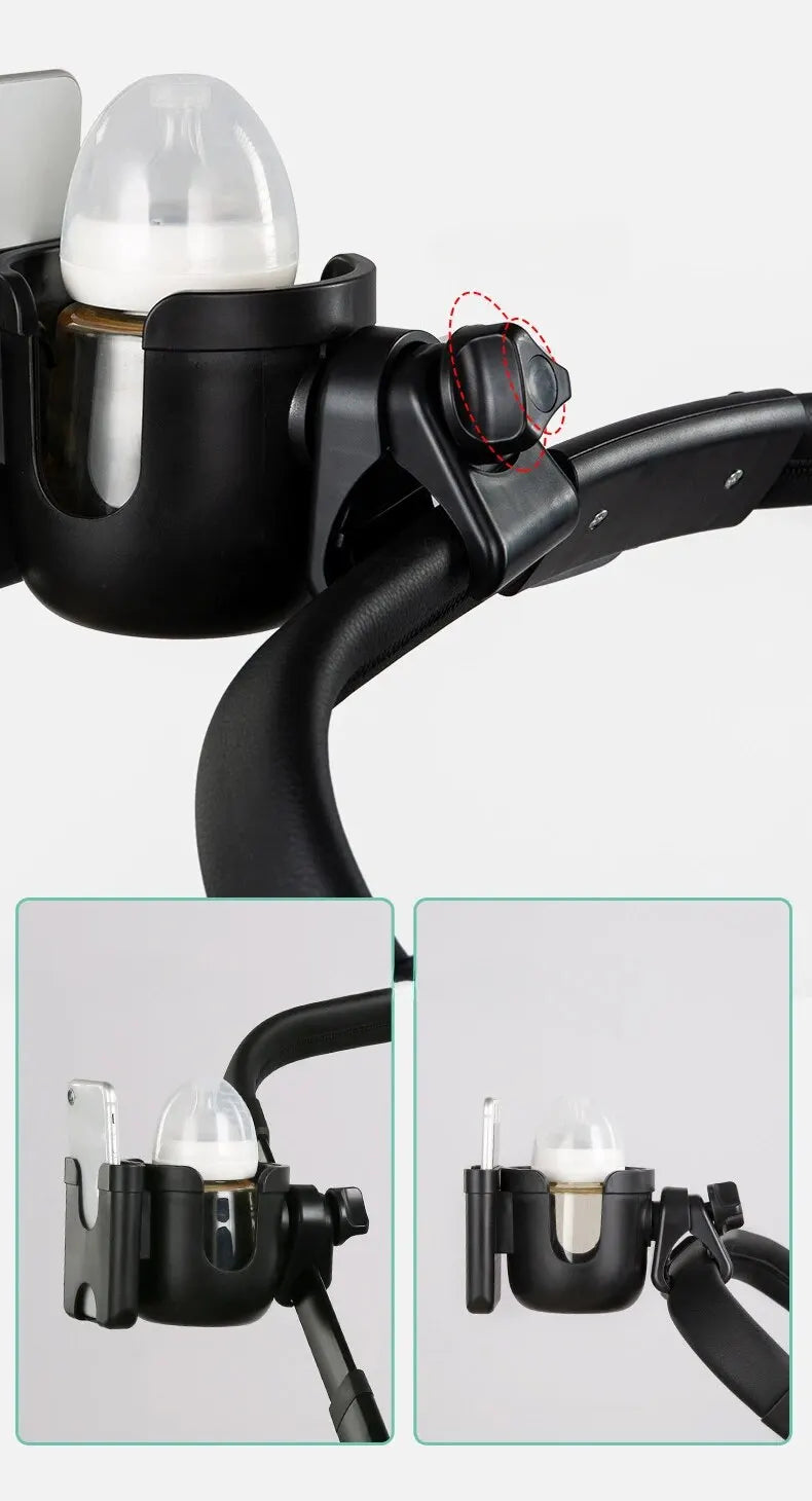 Stroller Phone and Cup Holder